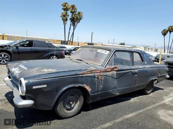 1964 Dodge Dart with VIN 7145122848, listed as a Copart auction lot 67839795 with 19,941 mi miles and Clean title. Bid and sale history available at DreamBid. Image 1.