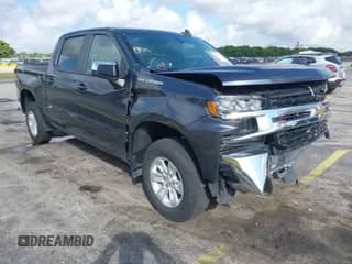2021 Chevrolet Silverado 1500 LT z VIN 1GCUYDEDXMZ241627, wystawiony jako IAAI lot #35271820 z przebiegiem 26 983 mil mil oraz . Historia ofert i sprzedaży dostępna na DreamBid. Obrazek 1.
