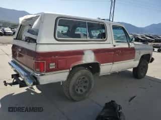 1982 Chevrolet Blazer K10 Utility HT z VIN 1G8EK18H7CF129719, wystawiony jako Copart lot #62457285 z przebiegiem 52 607 mil mil oraz Czysty tytuł • Clean title. Historia ofert i sprzedaży dostępna na DreamBid. Obrazek 3.