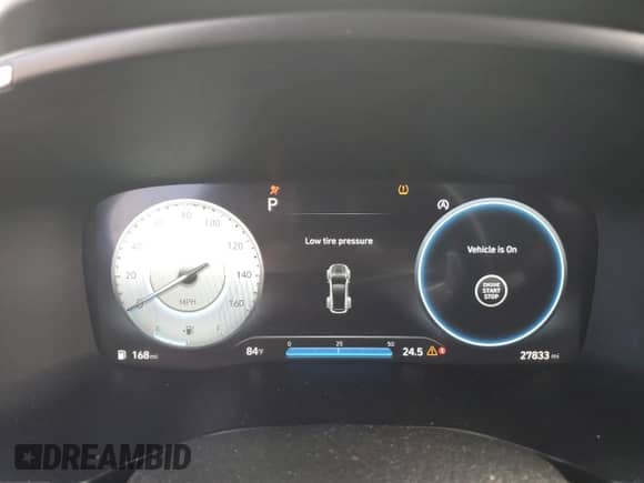 2023 Hyundai Santa Fe SEL с VIN 5NMS34AJXPH594783, выставлен на аукционе Copart как лот 66000515 с пробегом 27 833 миль миль и Списание • Salvage title. История ставок и продаж доступна на DreamBid. Изображение 9.