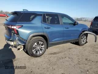 2025 Chevrolet Equinox AWD LT z VIN 3GNAXPEG7SL106876, wystawiony jako Copart lot #48509165 z przebiegiem 15 233 mil mil oraz Szkoda całkowita • Salvage title. Historia ofert i sprzedaży dostępna na DreamBid. Obrazek 3.