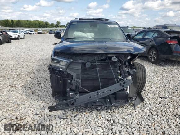 2025 Dodge Durango GT Plus with VIN 1C4RDJDG6SC517815, listed as a Copart auction lot 71627025 with 17,057 mi miles and Non repairable. Bid and sale history available at DreamBid. Image 5.