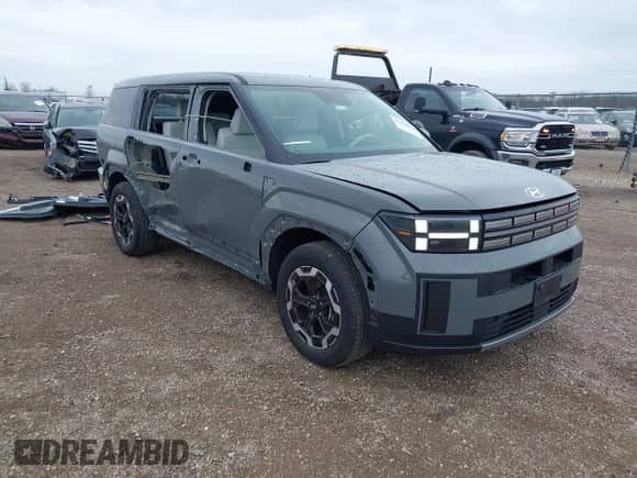 2025 Hyundai Santa Fe SE с VIN 5NMP1DGL7SH092455, выставлен на аукционе IAAI как лот 41966452 с пробегом 4 807 миль миль и . История ставок и продаж доступна на DreamBid. Изображение 1.