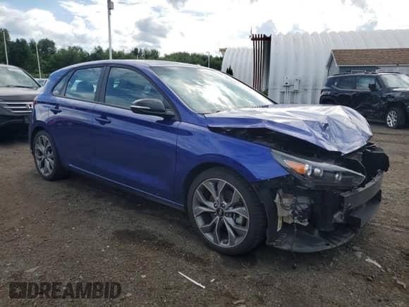 2020 Hyundai Elantra N Line z VIN KMHH55LC9LU126714, wystawiony jako Copart lot #64285245 z przebiegiem 46 117 mil mil oraz Szkoda całkowita • Salvage title. Historia ofert i sprzedaży dostępna na DreamBid. Obrazek 4.