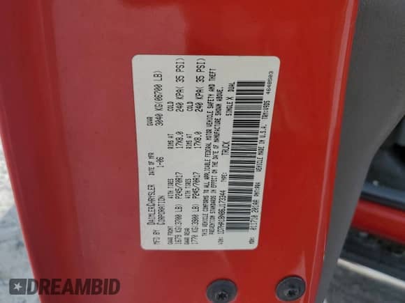 2006 Dodge 1500 SLT с VIN 1D7HA18N86J173344, выставлен на аукционе Copart как лот 69590315 с пробегом Не указан миль и Списание • Salvage title. История ставок и продаж доступна на DreamBid. Изображение 12.