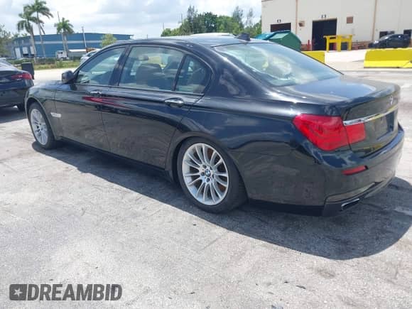 2012 BMW 7 Series 750Li with VIN WBAKB8C53CDX20766, listed as a IAAI auction lot 42931045 with 93,056 mi miles and . Bid and sale history available at DreamBid. Image 3.