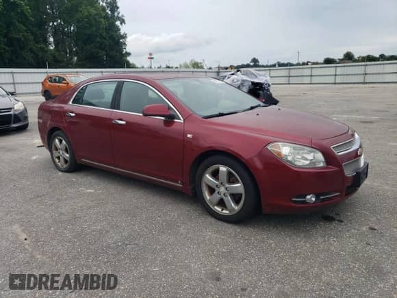 2008 Chevrolet Malibu LTZ with VIN 1G1ZK57B58F265634, listed as a Copart auction lot 69069205 with 153,332 mi miles and Clean title. Bid and sale history available at DreamBid. Image 4.