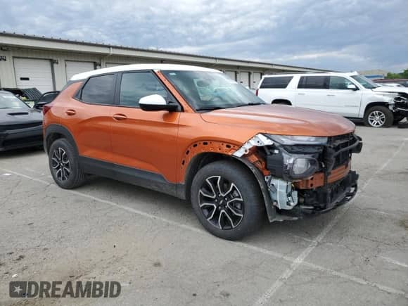 2022 Chevrolet TrailBlazer ACTIV with VIN KL79MVSL3NB026665, listed as a Copart auction lot 58729655 with 63,156 mi miles and Salvage title. Bid and sale history available at DreamBid. Image 4.