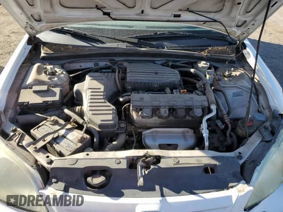 2002 Honda Civic with VIN 1HGES15122L019191, listed as a Copart auction lot 45697275 with 94,746 mi miles and Salvage title. Bid and sale history available at DreamBid. Image 11.