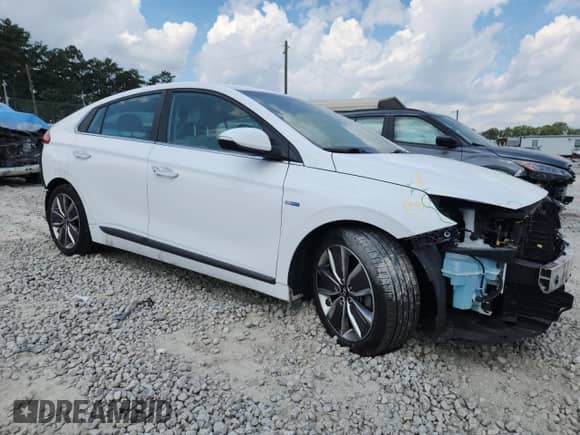 2018 Hyundai Ioniq Limited z VIN KMHC85LCXJU091700, wystawiony jako Copart lot #71007215 z przebiegiem 135 586 mil mil oraz Szkoda całkowita • Salvage title. Historia ofert i sprzedaży dostępna na DreamBid. Obrazek 4.