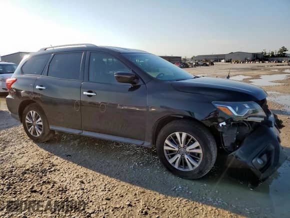 2018 Nissan Pathfinder SV with VIN 5N1DR2MM8JC634703, listed as a Copart auction lot 71165345 with 152,865 mi miles and Salvage title. Bid and sale history available at DreamBid. Image 4.