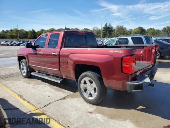 2014 Chevrolet Silverado 1500 LTZ with VIN 1GCVKSEC9EZ123796, listed as a Copart auction lot 86648805 with 95,389 mi miles and Salvage title. Bid and sale history available at DreamBid. Image 2.