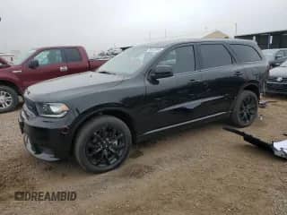 2020 Dodge Durango GT Plus with VIN 1C4RDJDG5LC224196, listed as a Copart auction lot 70142995 with 86,331 mi miles and Salvage title. Bid and sale history available at DreamBid. Image 1.