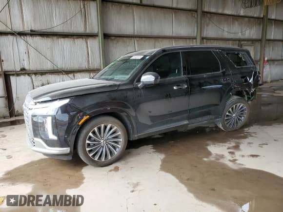 2024 Hyundai Palisade Calligraphy с VIN KM8R74GE0RU799243, выставлен на аукционе Copart как лот 81149175 с пробегом 8 855 миль миль и Списание • Salvage title. История ставок и продаж доступна на DreamBid. Изображение 1.