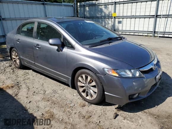 2009 Honda Civic with VIN 1HGFA15979L027133, listed as a Copart auction lot 67512054 with 108,631 mi miles and Salvage title. Bid and sale history available at DreamBid. Image 4.