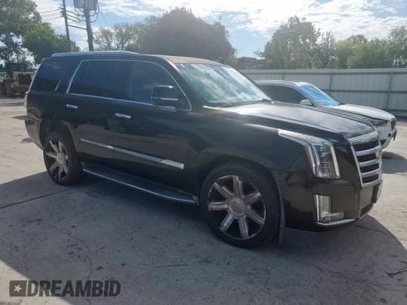 2015 Cadillac Escalade Luxury z VIN 1GYS3MKJ2FR527095, wystawiony jako Copart lot #84441465 z przebiegiem 149 594 mil mil oraz Czysty tytuł • Clean title. Historia ofert i sprzedaży dostępna na DreamBid. Obrazek 4.