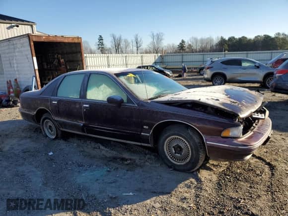 1994 Chevrolet Caprice with VIN 1G1BN52W4RR136495, listed as a Copart auction lot 85483234 with Not provided miles and Salvage title. Bid and sale history available at DreamBid. Image 4.