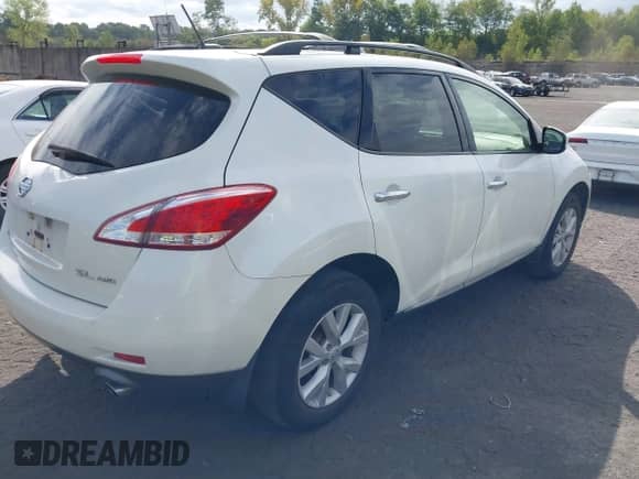 2013 Nissan Murano SV with VIN JN8AZ1MW3DW305997, listed as a IAAI auction lot 43253190 with 192,818 mi miles and . Bid and sale history available at DreamBid. Image 4.
