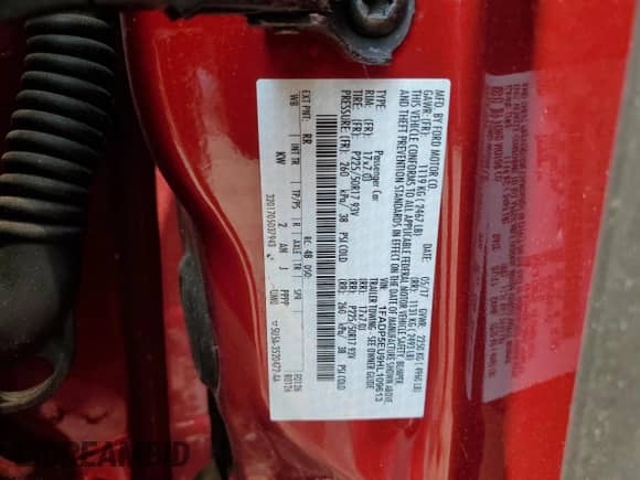 2017 Ford C-Max SE with VIN 1FADP5EU9HL109613, listed as a Copart auction lot 59354275 with 62,932 mi miles and Clean title. Bid and sale history available at DreamBid. Image 12.