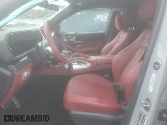 2025 Mercedes-Benz GLS 63 AMG with VIN 4JGFF8KE1SB335898, listed as a Copart auction lot 68718555 with 10,483 mi miles and Salvage title. Bid and sale history available at DreamBid. Image 7.