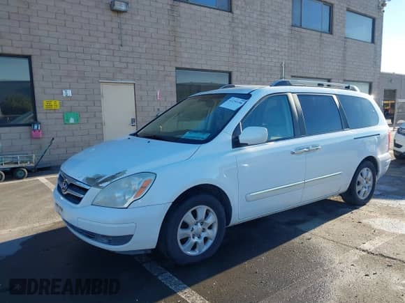 2007 Hyundai Entourage GLS с VIN KNDMC233876030266, выставлен на аукционе IAAI как лот 41255106 с пробегом 261 278 миль миль и . История ставок и продаж доступна на DreamBid. Изображение 2.