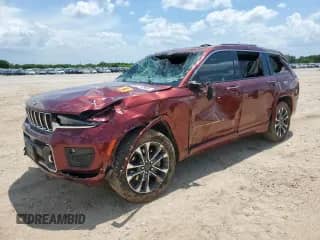 2021 Jeep Grand Cherokee Overland with VIN 1C4RJKDG6M8167591, listed as a Copart auction lot 64172905 with Not provided miles and Non repairable. Bid and sale history available at DreamBid. Image 1.