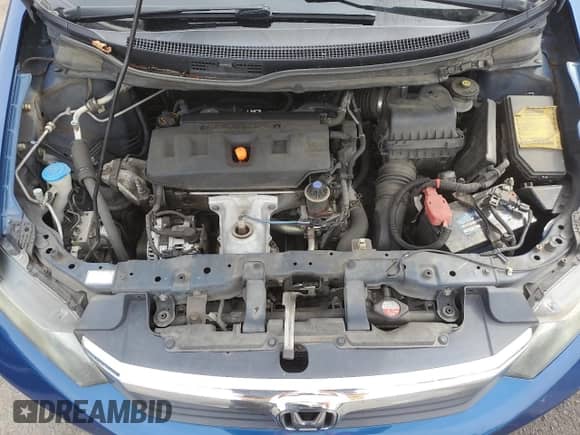 2012 Honda Civic with VIN 2HGFB2F20CH502579, listed as a Copart auction lot 62093635 with 188,341 mi miles and Salvage title. Bid and sale history available at DreamBid. Image 11.