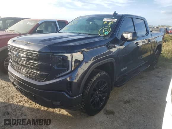 2022 GMC Sierra 1500 Elevation с VIN 3GTUUCET5NG648124, выставлен на аукционе Copart как лот 76039294 с пробегом 14 618 миль миль и Списание • Salvage title. История ставок и продаж доступна на DreamBid. Изображение 1.