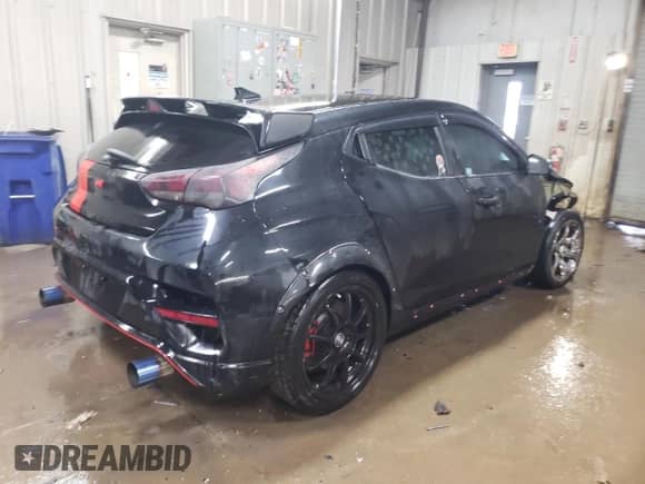 2019 Hyundai Veloster N z VIN KMHT36AHXKU001840, wystawiony jako Copart lot #45695305 z przebiegiem 65 104 mil mil oraz Szkoda całkowita • Salvage title. Historia ofert i sprzedaży dostępna na DreamBid. Obrazek 3.