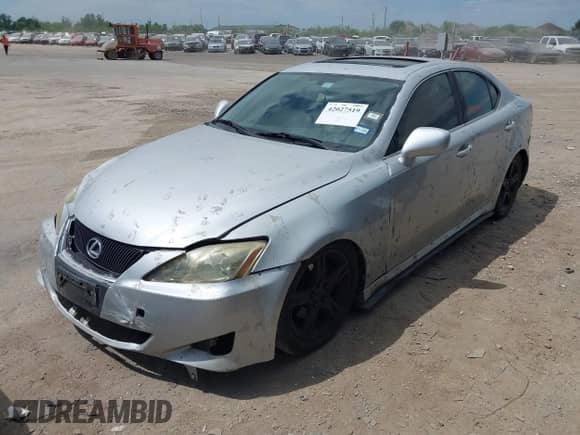 2007 Lexus IS 250 with VIN JTHBK262X72027324, listed as a IAAI auction lot 42027519 with 201,943 mi miles and . Bid and sale history available at DreamBid. Image 2.