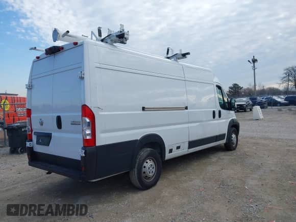 2023 Ram ProMaster Cargo с VIN 3C6MRVJG5PE566227, выставлен на аукционе IAAI как лот 41959268 с пробегом 25 466 миль миль и . История ставок и продаж доступна на DreamBid. Изображение 4.
