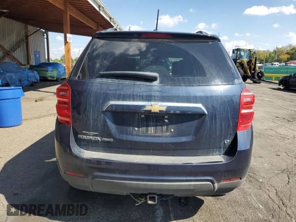 2017 Chevrolet Equinox LT with VIN 2GNFLFEK0H6169718, listed as a Copart auction lot 83991765 with 116,760 mi miles and Salvage title. Bid and sale history available at DreamBid. Image 6.