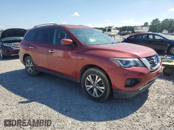 2018 Nissan Pathfinder SV with VIN 5N1DR2MM7JC641271, listed as a Copart auction lot 80994785 with 225,520 mi miles and Clean title. Bid and sale history available at DreamBid. Image 4.
