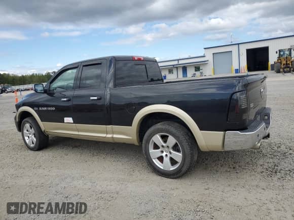 2011 Ram 1500 Laramie with VIN 1D7RV1GT8BS569304, listed as a Copart auction lot 72132114 with 117,905 mi miles and Salvage title. Bid and sale history available at DreamBid. Image 2.