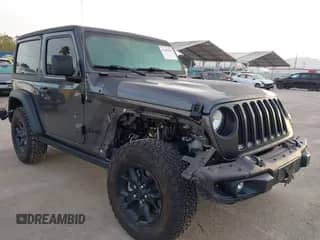 2022 Jeep Wrangler Sport S с VIN 1C4GJXAGXNW258207, выставлен на аукционе IAAI как лот 41805545 с пробегом 15 388 миль миль и . История ставок и продаж доступна на DreamBid. Изображение 1.
