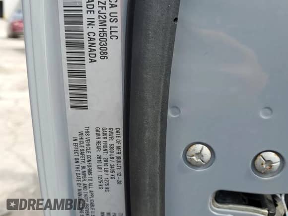 2021 Dodge Challenger R/T Scat Pack Widebody with VIN 2C3CDZFJ2MH503086, listed as a Copart auction lot 71727655 with 65,806 mi miles and Salvage title. Bid and sale history available at DreamBid. Image 12.