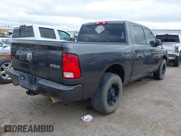 2015 Ram 1500 Express with VIN 1C6RR7KT4FS619914, listed as a IAAI auction lot 42338388 with 157,665 mi miles and . Bid and sale history available at DreamBid. Image 4.