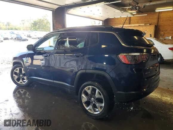 2021 Jeep Compass Limited with VIN 3C4NJDCB6MT568091, listed as a Copart auction lot 84178425 with 65,800 mi miles and Salvage title. Bid and sale history available at DreamBid. Image 2.