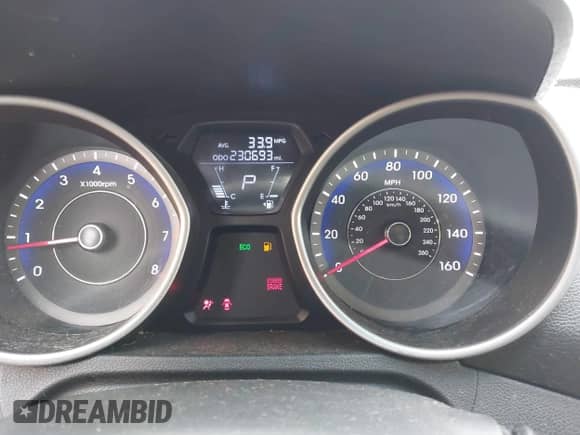 2013 Hyundai Elantra GLS with VIN KMHDH4AE7DU728890, listed as a IAAI auction lot 40365489 with 230,693 mi miles and . Bid and sale history available at DreamBid. Image 7.