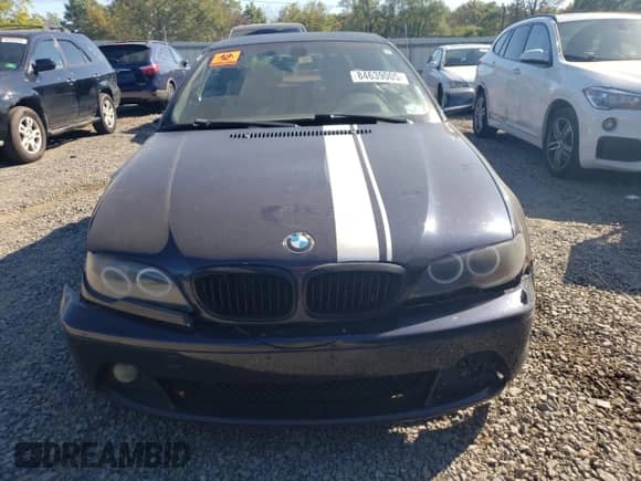 2004 BMW 3 Series 330Ci with VIN WBABW534X4PL45355, listed as a Copart auction lot 84639005 with 172,723 mi miles and Salvage title. Bid and sale history available at DreamBid. Image 5.