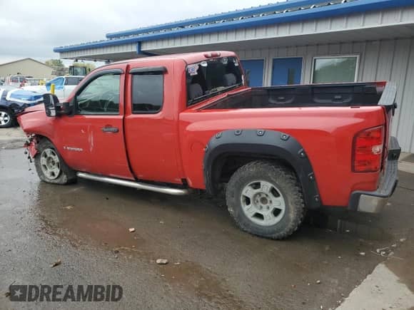 2007 GMC Sierra 1500 Work Truck with VIN 1GTEK19067Z505653, listed as a Copart auction lot 82131035 with 166,553 mi miles and Salvage title. Bid and sale history available at DreamBid. Image 2.