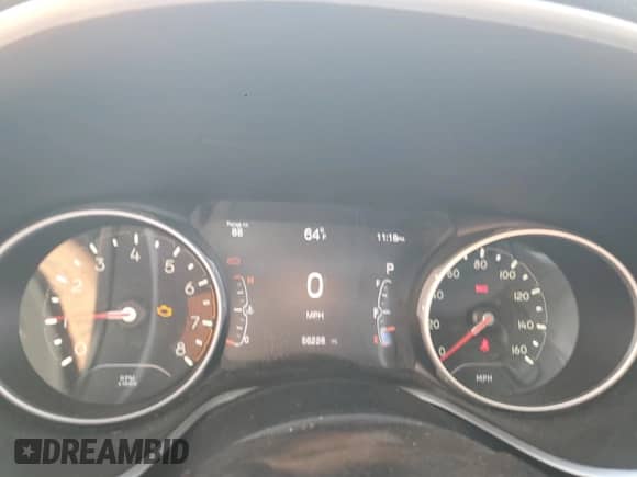 2021 Jeep Compass Latitude with VIN 3C4NJDBB7MT550913, listed as a Copart auction lot 69798575 with 56,228 mi miles and Salvage title. Bid and sale history available at DreamBid. Image 9.