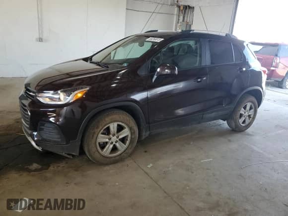 2022 Chevrolet Trax LT with VIN KL7CJPSM7NB542093, listed as a Copart auction lot 66268815 with 13,412 mi miles and Salvage title. Bid and sale history available at DreamBid. Image 1.