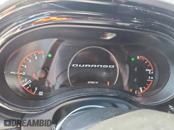 2021 Dodge Durango GT Plus with VIN 1C4RDHDG1MC693778, listed as a Copart auction lot 71825255 with 67,650 mi miles and Salvage title. Bid and sale history available at DreamBid. Image 9.