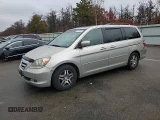 2007 Honda Odyssey EX-L с VIN 5FNRL38787B415077, выставлен на аукционе Copart как лот 90330325 с пробегом 182 719 миль миль и Списание • Salvage title. История ставок и продаж доступна на DreamBid. Изображение 1.
