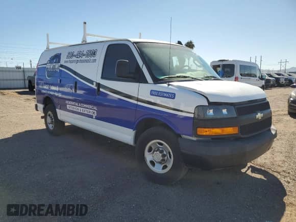2018 Chevrolet Express Cargo с VIN 1GCWGAFP5J1198568, выставлен на аукционе Copart как лот 87061815 с пробегом 115 569 миль миль и Списание • Salvage title. История ставок и продаж доступна на DreamBid. Изображение 4.