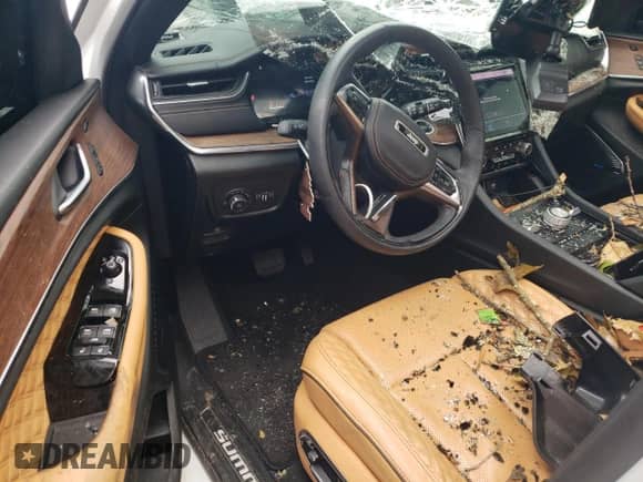 2023 Jeep Grand Cherokee Summit с VIN 1C4RJKEG3P8848780, выставлен на аукционе Copart как лот 60922855 с пробегом 37 630 миль миль и Списание • Salvage title. История ставок и продаж доступна на DreamBid. Изображение 8.