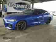 2021 BMW 4 Series 430i z VIN WBA53AP01MCG34656, wystawiony jako Copart lot #64130195 z przebiegiem 29 609 mil mil oraz Szkoda całkowita • Salvage title. Historia ofert i sprzedaży dostępna na DreamBid. Obrazek 1.