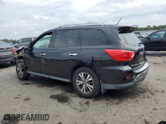 2017 Nissan Pathfinder S with VIN 5N1DR2MM6HC630529, listed as a Copart auction lot 81790665 with 124,206 mi miles and Salvage title. Bid and sale history available at DreamBid. Image 2.