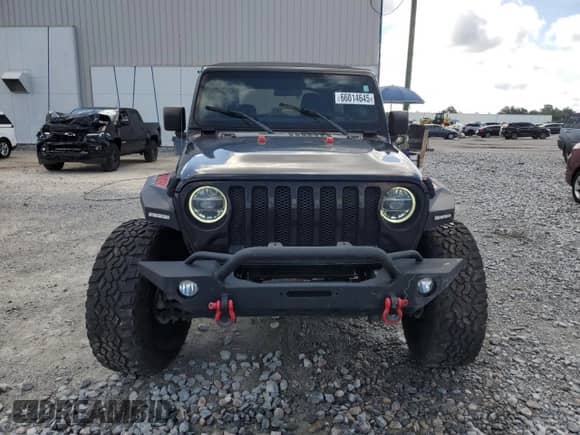 2021 Jeep Wrangler Unlimited Willys с VIN 1C4HJXDGXMW557596, выставлен на аукционе Copart как лот 66014645 с пробегом 75 456 миль миль и На запчасти • Non repairable. История ставок и продаж доступна на DreamBid. Изображение 5.